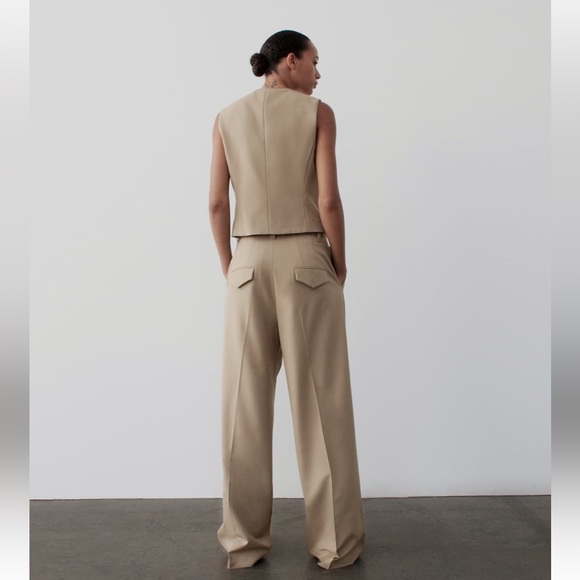 Zara pleated pants ZW collection - Picture 4 of 12